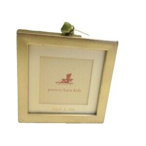 Pottery Barn Kids Dad & Me Frame 4" Square Silver New